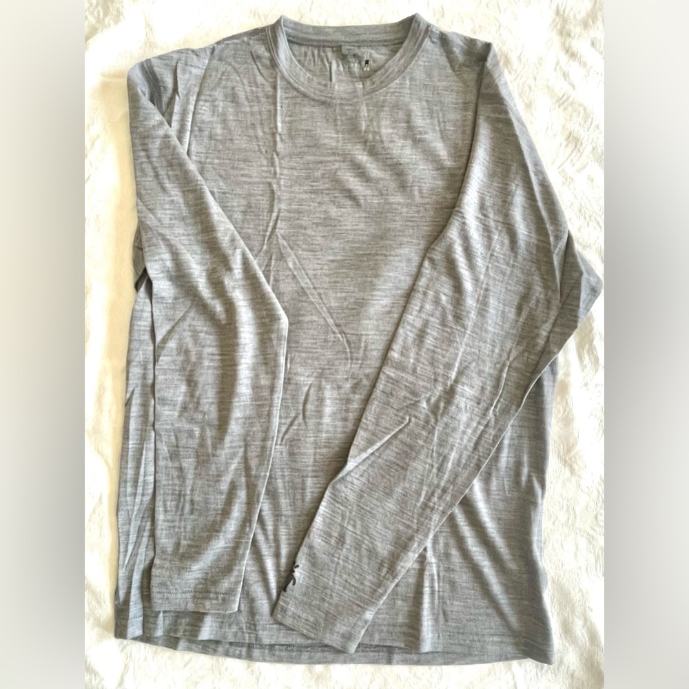 Smartwool Merino Wool Mens L Crew Long Sleeve Shirt
